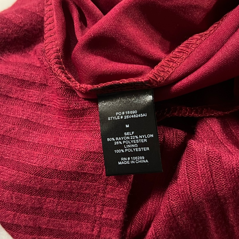 ROW A – Long Sleeve Rib Knit Mini Dress - Picture 5 of 5